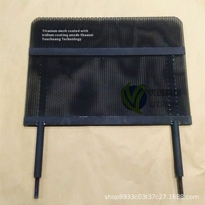 Ruthenium titan tráng Titan lưới anode tấm tùy chỉnh cắt Hàn uốn trực tiếp nhà sản xuất chì Dioxide anode - Product Image 2