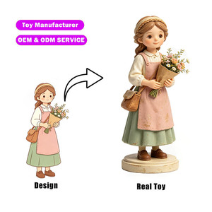 Figurine en résine personnalisée directement de l'usine, Fille Sorcière avec Seau Citrouille et Chapeau Pointu, OEM ODM, Fabriquée sur Commande, Personnalisée, CE, Boutique de Souvenirs - Product Image 3