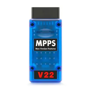 Bleue illimitée MPPS V22 câble déverrouillé Multiboot Breakout Tricore prise en charge du câble de diagnostic automatique lecture écriture programmation ECU