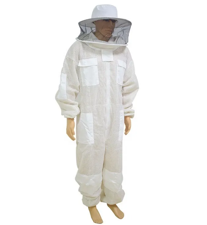 Новая ориентированная на экспорт воздухопроницаемая соединенная одежда против пчел, специальный пчелиный костюм для ловли меда