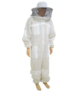 新型外向型透气性连体防蜂服，捕蜜专用蜂服