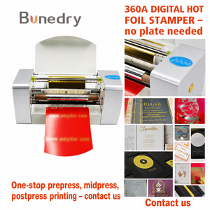 Imprimante numérique à ruban Bonedry 360A, plusieurs tailles, machine de marquage à chaud automatique pour l'impression de cartes, d'étiquettes et de logos - Product Image 1