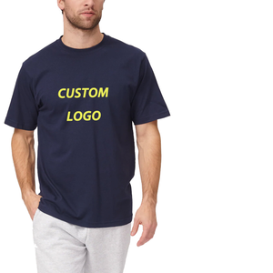 Camiseta de Algodón 100% de Alta Calidad OEM, Talla Grande, Personalizable con Logotipo por Impresión Digital, 240 g/m², Cuello Redondo, Lisa, para Hombre - Product Image 1