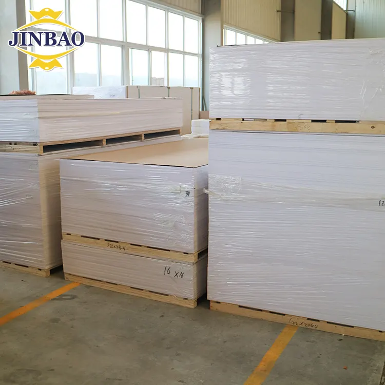 JINBAO 4x8 Forex/celuka/sintra core foam pvc flexible expanded pvc boards for material screen printing