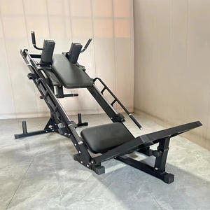 Mesin Leg Press Hack Squat Desain Baru 45 Derajat Fungsi Ganda Beban Bebas untuk Penggunaan Gym Komersial Kebugaran Berteknologi Tinggi - Product Image 3