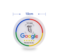Autocollant NFC personnalisé pour avis Google, code QR, panneau NFC sans contact, plaque NFC pour avis Google sur les réseaux sociaux, support de menu NFC pour restaurant