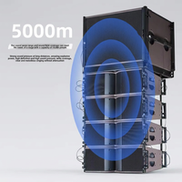 Haut-parleur Line Array LA-10 Néodyme 4/8 Ohm étanche à double haut-parleur de 8 pouces pour festivals de musique et événements sportifs intérieurs/extérieurs