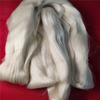 Fil de soie 100% naturel 20/22d 3A 4A 5A 6A, couleur naturelle jaune clair brillant, pour tissage et tricotage