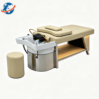 Lit et fauteuil de massage thaïlandais électrique modernes en cuir PU pour salon de beauté et barbier