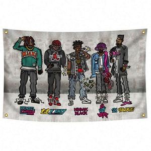 Banderas Personalizadas de 90x150cm (3x5 pies), 100% Poliéster, Colores Vivos, Buena Calidad, Venta al Por Mayor del Fabricante, Banderas para Fans de Cantantes - Product Image 3