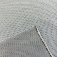 Tissu maille tricoté extensible en polyester et élasthanne, écologique, poids moyen, anti-boulochage, pour vêtements de filles, doublure jersey haute performance