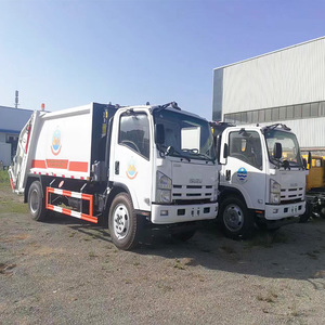 ISUZU marchio giapponese 4x2 8 m3 compressione netturbino compresso veicolo spazzatura autocompattatore rifiuti ISUZU camion compattatore per la vendita - Product Image 5