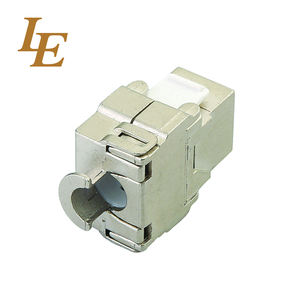 Acoplador Keystone Jack RJ45-RJ45 sin herramientas UTP de 8 pines LE CAT5E con corriente nominal de 16A - Product Image 4
