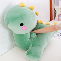 25 cm mignon doux vert ringard Dragon peluche Animal coton tissu peluche dinosaure jouet jeter oreiller en gros dinosaure poupées en peluche