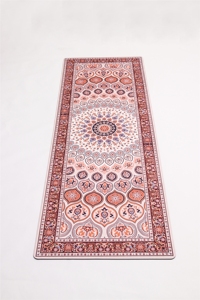 Tapis de yoga en daim et caoutchouc antidérapant, écologique, pour la maison, le sport et le Pilates, impression personnalisée, tapis de yoga en microfibre et caoutchouc - Product Image 2