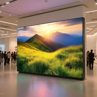 Écran d'affichage LED couleur, mur vidéo haute définition, grand écran intérieur, salle de conférence, mur vidéo