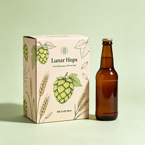 Boîte de présentation et de stockage en carton pliable avec logo personnalisé de qualité supérieure pour la bière artisanale India <span class=keywords><strong>Pale</strong></span> <span class=keywords><strong>Ale</strong></span> - Product Image 3