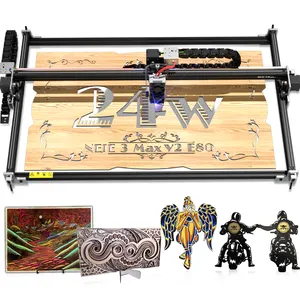 NEJE 3 MAX V2 Gravador A Laser CNC DIY E80 E40 A40640 Máquina De Gravura A Laser Rápido Mini Logotipo Mark Impressora Cortador