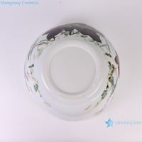 RZTH11 Jingdezhen Kiln keramik Dekorasi Rumah, Pot bunga Vat Lotus bentuk khusus dengan air dangkal