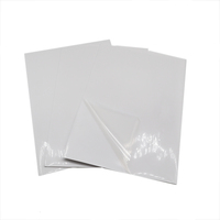 Étiquette de feuille imperméable à jet d'encre A4, Logo personnalisé Pvc imprimable impression imprimable A3 pour papier autocollant en vinyle Transparent