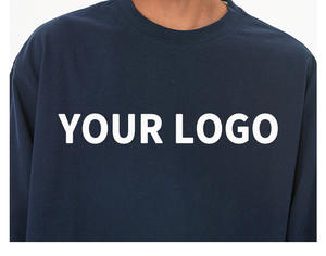 เสื้อยืดแขนยาวโอเวอร์ไซส์ทรงหลวมสำหรับทุกเพศ, เสื้อยืดผ้าฝ้ายแขนยาวทรงหลวมงาน OEM ตามสั่ง - Product Image 3