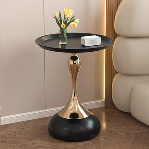 Comodino in Metallo, <span class=keywords><strong>Tavolino</strong></span> da Divano per Camera dei Bambini - Design Minimalista Moderno Personalizzabile, Nessun Montaggio Richiesto - Product Image 3