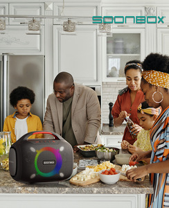 Soonbox S6300 Microphone Professional Bass Speakers Wireless Portable Tws Speaker With Usb Tf Aux <strong>Karaoke</strong> <strong>Player</strong> - Product Image 6