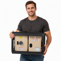 Générateur diesel portable 2000W 2KW à châssis ouvert, monocylindre, refroidissement par air, démarrage électrique, groupe électrogène 50/60Hz DG2200E