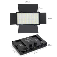 Kit de Lumières LED Professionnel Photo & Vidéo Vari-Couleur Pro LED-600 LED-800, Éclairage Vidéo LED Professionnel pour Photographie