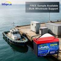 Batterie Lithium à Décharge Profonde 12V 100AH Grade A LiFePO4 Chauffée Marine Bluetooth Smart BMS Prise Anderson CE RoHS IP67 OEM ODM