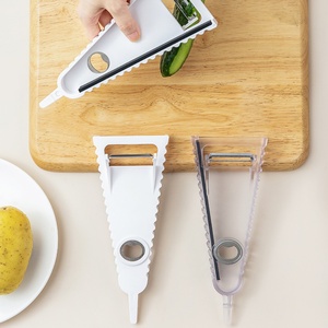 Creative Vegetable Peeler Bottle Opener Potato Peeler Grip Pop Can Lid Can Opener Tool with <b>Rubber</b> <b>Strip</b> - Product Image 1
