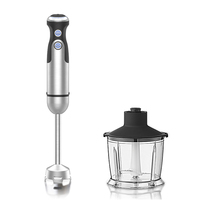 Offre Spéciale 5 vitesse 400w électrique mélangeurs horizontale en acier inoxydable presse-agrumes 7 dans 1 cuisine alimentaire mélangeur à main