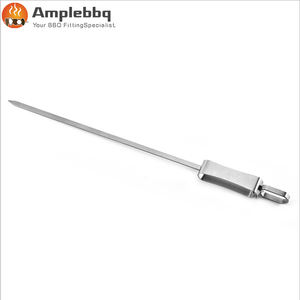 Easy Storage Sliding Design 6-pcs Kebab Skewers With Nice Flannelette Bag - Product Image 5