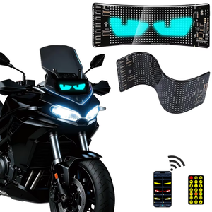 16*32 LED Devil Eyes <b>Light</b> for Motorcycle Riding DIY Text Sign Program Matrix Pixel <b>Panel</b> with App/Remote Control for Motorcycle - Product Image 3