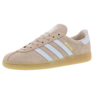 Zapatos Adidas Muenchen Suede para Mujer, Color Wonder Taupe Halo Blue Gum 3, Estilo Deportivo - Product Image 1