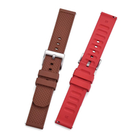 Correa de Reloj Deportiva Mingfung de Último Diseño, FPM/FKM, 18mm 20mm 22mm, de Caucho Fluorado Elástico, de Liberación Rápida, para Relojes Inteligentes de Buceo