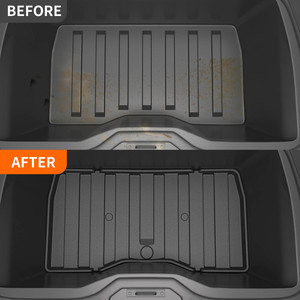 Tappetino portabagagli posteriore del tappetino portabagagli anteriore compatibile con il rivestimento del letto TPE <span class=keywords><strong>Tesla</strong></span> Cybertruck a 2023 2024 - Product Image 4