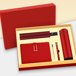 Regalos IStapromo, Oferta Especial, Juego de Regalo Corporativo, Taza Térmica Inteligente, Paraguas, Cuaderno A5, Logotipo Personalizado, Artículos para Reuniones, Lujo Empresarial - Product Image 3