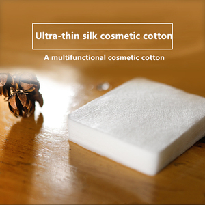 Coussinets de démaquillage en <span class=keywords><strong>coton</strong></span> organique, 100 pièces, tampons carrés ultra-fins, tampons nettoyants pour les yeux, les lèvres, nettoyage des ongles - Product Image 6