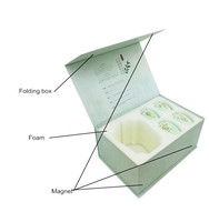 Ensemble de tasses à thé Matcha écologique à 9 compartiments, coffret cadeau magnétique pour soins de la peau