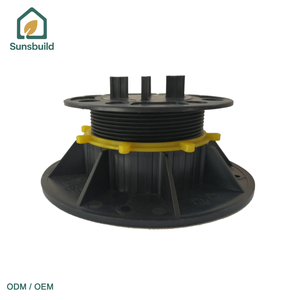 Sistema de Pavimentación Suspendida, Pedestales Ajustables con Material Ecológico, Soporte de Carga de Alto Rendimiento, Ideal para Terrazas Exteriores - Product Image 1