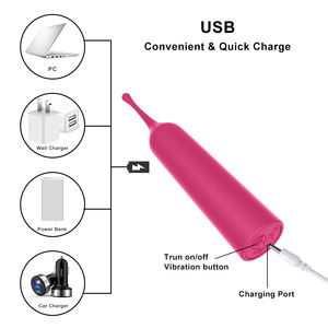 10 frequenze clitoride stimolazione giocattoli sessuali G Spot vibratori per donne e uomo in Silicone veloce orgasmo vibratore giocattoli per adulti - Product Image 6