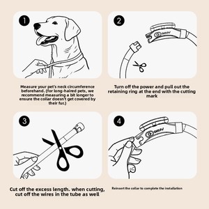 <span class=keywords><strong>Collar</strong></span> Luminoso Reflectante LED Recargable Ajustable de TPU para Perros y Gatos, Uso Nocturno - Product Image 4