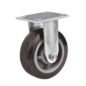 Hochleistungs-<span class=keywords><strong>8</strong></span>-Zoll-Industrie-Lenkräder Stahl-<span class=keywords><strong>Nylon</strong></span>-Kugellager Starre drehbare Stile Castor Lock-Ober platten rollen 6 Zoll - Product Image 3