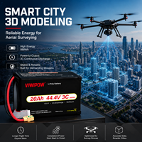 Promo Panas Baterai Drone Viwipow 3C 120000mAh 12S 20ah 44.4V untuk Drone Pemetaan VTOL Semi Solid State