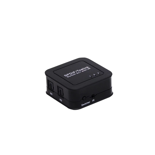 Fiber Optic Switcher SPDIF Audio Switcher Digital SPDIF TOSLINK Fiber Optic Audio Switcher