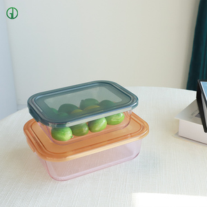 กล่องใส่อาหาร TYGLASS ทำจากแก้วบอโรซิลิเกต ฝาปิด PP ปิดสนิท ป้องกันการรั่วซึม ซ้อนกันได้ ใช้กับไมโครเวฟได้ ปลอดสาร BPA ขนาด 0.5-2 ลิตร - Product Image 5