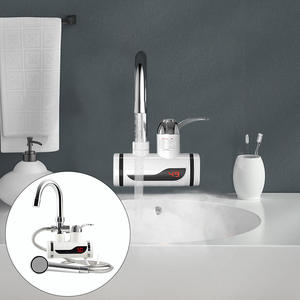 Đánh Bóng thủy điện mưa tắm đặt ngay lập tức máy nước nóng điện với nhiệt điện tử Chrome-Hoàn thành vòi Nhựa - Product Image 5