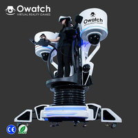 Simulateur de vol à vision complète à 360 degrés, cockpit, jeu de réalité virtuelle, stand de réalité virtuelle