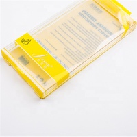 Boîte d'emballage de téléphone portable en plastique pliable transparente en PVC PET personnalisée